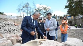 Edirne'de 600 yıllık Gazi Mihal Hamamı'nın restorasyonunda sona yaklaşıldı