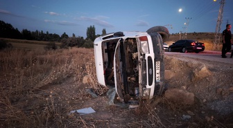 Elbistan'da yan yatan araçta yaralanan 66 yaşındaki kadın hayatını kaybetti