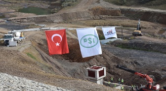 Gümüşhane'deki Çamur Barajı su tutmaya başladı