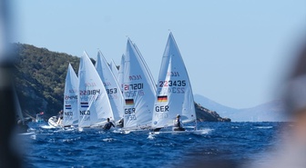 ILCA Europa Cup'ta 12 ülkeden 150 sporcu Bodrum'da yelken açtı