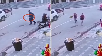 İstanbul'da sokak ortasında korku dolu anlar: İlkokul öğrencilerini bıçakla kovaladı