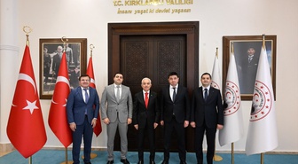 Kırklareli Valisi Turan, Azerbaycan'ın İstanbul Başkonsolosu Aliyev'i ağırladı