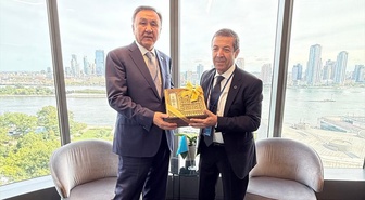 KKTC Dışişleri Bakanı Ertuğruloğlu, New York'ta TDT Genel Sekreteri ile görüştü