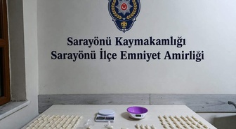 Konya Sarayönü'nde 1 kilo 203 gram metamfetamin ele geçirildi, 3 şüpheli tutuklandı