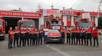 Ordu'da İtfaiyecilik Haftası'nda Altınordu, Fatsa ve Ünye'de araçlar tanıtıldı