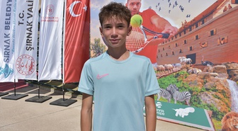 Şırnak'ta Cudi Cup Tenis Turnuvası'nda yarı finaller tamamlandı