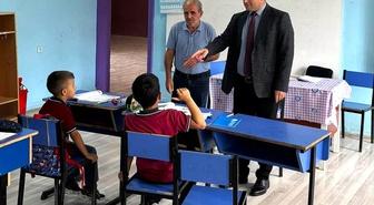 Taşova İlçe Milli Eğitim Müdürü Tümer, Sepetli ve Akınoğlu köy okullarını inceledi