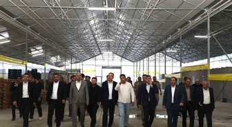 Ağrı Valisi Bozkurt, Diyadin Jeotermal Sera OSB'deki çalışmaları yerinde inceledi