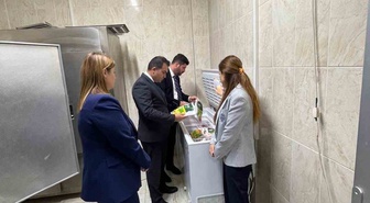 Bilecik Bozüyük'teki Çocuk Evleri Sitesi'nde yemekhane denetimi yapıldı