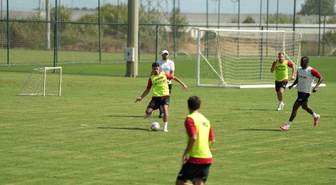 Çorum FK, Antalya kampında Burak Yılmaz yönetiminde çift antrenman yapıyor
