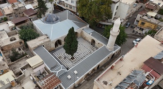 Kilis'te 400 yıllık Akcurun Camisi, deprem hasarının ardından ibadete hazırlanıyor