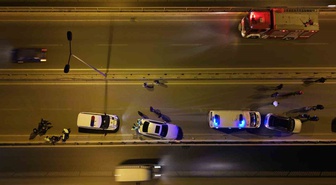 Kırıkkale'de otogar kavşağında iki otomobil çarpıştı, 2 kişi yaralandı