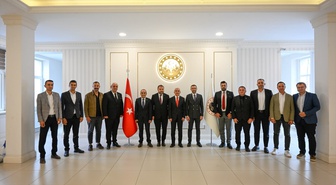 Kırklareli Valisi Turan, TFFHGD heyetini kabul etti, hakemliği övdü