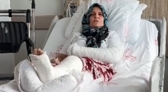 Mersin'de sopalı, zincirli kavga kamerada! 3 çocuk annesinin kolu ve bacağı kırıldı, 4 kişi tutuklandı