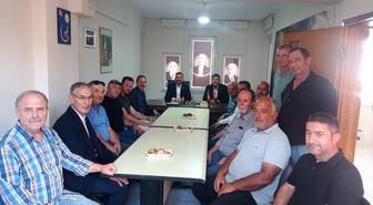 MHP'li Milletvekili Yüksel, Gömeç İlçe Başkanı Arslan'a Terörsüz Türkiye'yi vurguladı