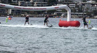 Muğla Bodrum'da Su Jeti ve MotoSurf Şampiyonası 3. ayağı 80'den fazla sporcuyla başladı