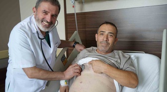 Samsun'da kanser tedavisi için hastaneye giden adamın iç organları ters çıktı! Kalbinin sağda olduğunu 26 yaşında öğrenmişti