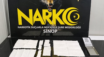 Sinop'ta 3 bin 877 kullanımlık uyuşturucu ele geçirildi, 2 şüpheli tutuklandı