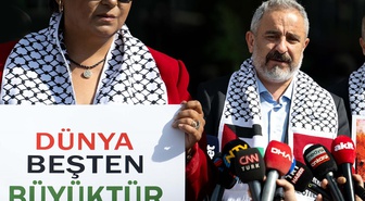 Türkiye Basın Federasyonu, İsrail Başbakanı Netanyahu'yu protesto etti