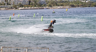 Türkiye Su Jeti ve MotoSurf Şampiyonası 3. ayağında 83 sporcu Bodrum'da yarıştı