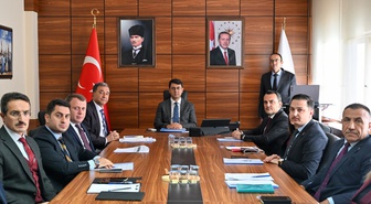 Uşak Valisi Kartal başkanlığında SYDV çalışmaları değerlendirildi