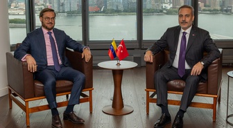 Venezuela Dışişleri Bakanı Gonzales, New York'ta Bakan Fidan ile bir araya geldi