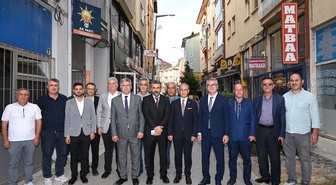 AK Parti Şanlıurfa Milletvekili Dusak, Seydişehir'de esnaf ve muhtarlarla buluştu