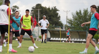 ARCA Çorum FK, Antalya kampında Burak Yılmaz yönetiminde çift antrenman yaptı