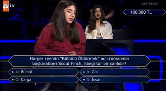 Harper Lee'nin 'Bülbülü Öldürmek' adlı romanının başkarakteri Scout Finch, hangi tür bir canlıdır?