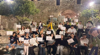 Marmaris Evrenpaşa Ortaokulu öğrencileri Türkçeyi müzede oyunla öğrendi