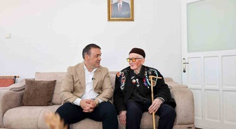 Şehit babası Hasan Bayır 93 yaşına girdi