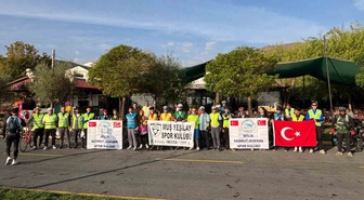 Tatvan'dan Muş'taki Murat Köprüsü'ne doğru 50 bisikletçi 100 kilometre pedal çevirdi