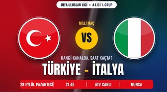 Türkiyte İtalya maçı hangi kanalda, Türkiyte İtalya ne zaman, nerede oynanacak?