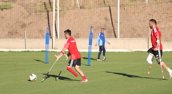 Ampute Milli Futbol Takımı, Dünya Kupası öncesi Kayseri'de 4. etap kampına başladı
