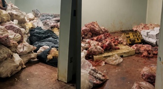 Görüntüler başkentimizden! Tam 104 ton ete el konuldu
