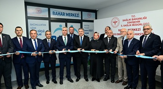 Eskişehir'de bağımlı hastalar için BAHAR Merkezi törenle açıldı