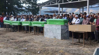 Kazada ölen 7 kişiye duygu dolu veda