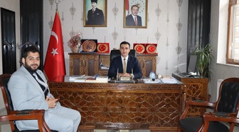 Küre İlçe Müftüsü Özbek, ilk ziyaretini Kaymakam Çakır'a yaptı