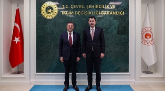 Murat Kurum, Çekmeköy Belediye Başkanı Çerkez ile kentsel dönüşümü görüştü