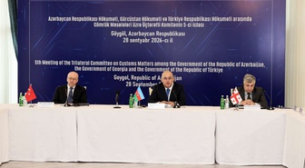 Türkiye, Azerbaycan ve Gürcistan'ın Gümrük Komitesi 5. toplantıda protokol imzaladı