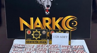 Yozgat Sarıkaya'da bin 120 uyuşturucu hapla yakalanan 1 kişi tutuklandı