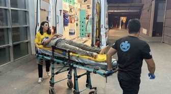 Adıyaman'da motosikletin devrilmesi sonucu 1 kişi yaralandı, hastaneye kaldırıldı