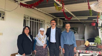 Aydın Sultanhisar'da Kaymakam Ateş hane ziyaretleriyle ailelerin taleplerini dinliyor
