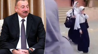 Azerbaycan'da 28 Şubat'ı hatırlatan görüntü! Başörtülü öğrencileri okula almadılar