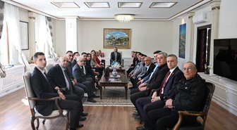 CHP Edirne İl Başkanı Özlem Becan, Vali Yunus Sezer'i ziyaret etti