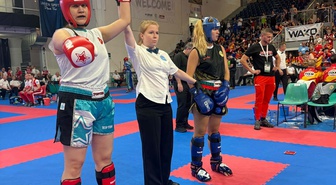 Denizlili Hilal Bayhan, Gençler Kick Boks Dünya Şampiyonası'nda gümüş madalya aldı