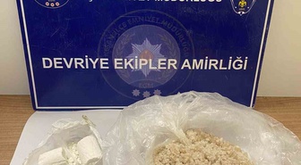 Edirne Keşan'da takside 132,32 gram metamfetamin ve 25,29 gram kokain ele geçirildi