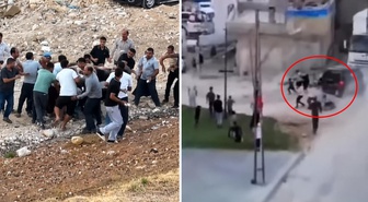 İki aile arasında taşlı sopalı kavga! Gözü dönen şahıs araçla kalabalığa daldı