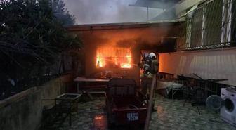 Hatay Antakya'da ev yangını kısa sürede kontrol altına alındı, can kaybı yok
