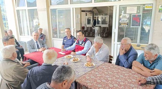 İncirliova Kaymakamı Abay, Arzular Mahallesi'nde vatandaşlarla bir araya geldi
